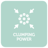 clumping power