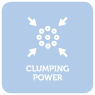 clumping power